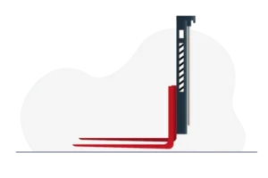 Solutions en manutention et élévation - vignette achat d'accessoires de manutention représentée par un mât et ses fourches