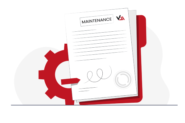 Solutions en manutention et élévation - vignette contrat de maintenance représentée par un roue de compétences
